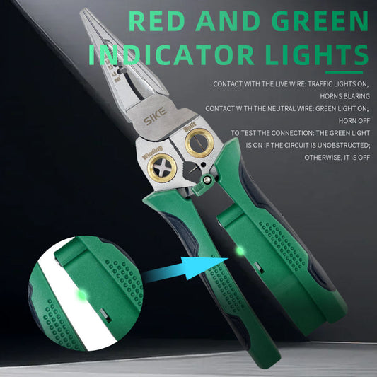 8-in-1 Stainless Steel Electric Pliers