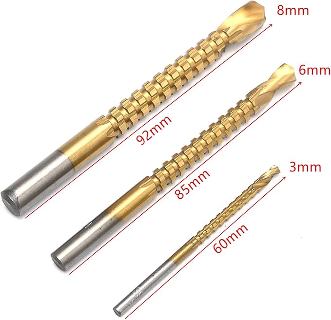Titanium Step Drill Bit Set