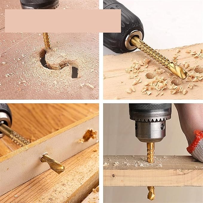 Titanium Step Drill Bit Set