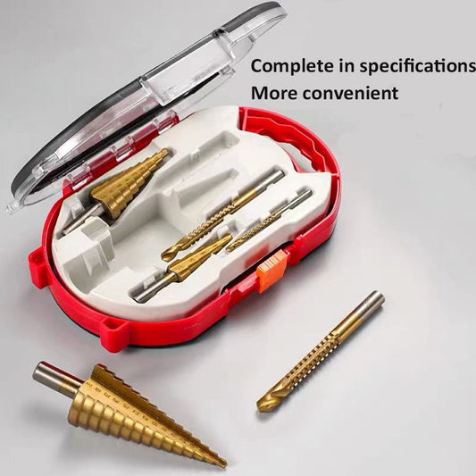 Titanium Step Drill Bit Set